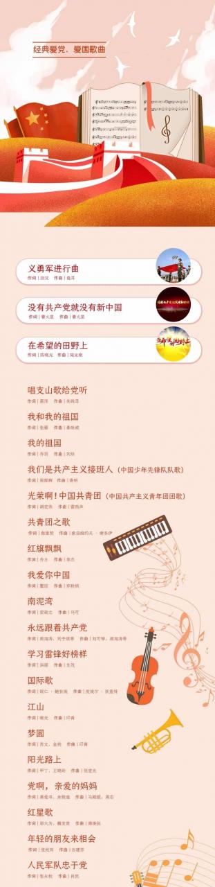 爱国歌曲 (小学生大全)插图5