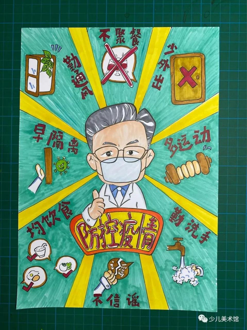 疫情防控绘画简单又漂亮(疫情防控绘画高难度)插图