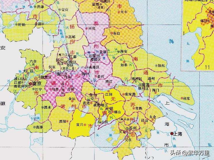 南京在哪个省中国地图(南京在中国地图位置)插图9