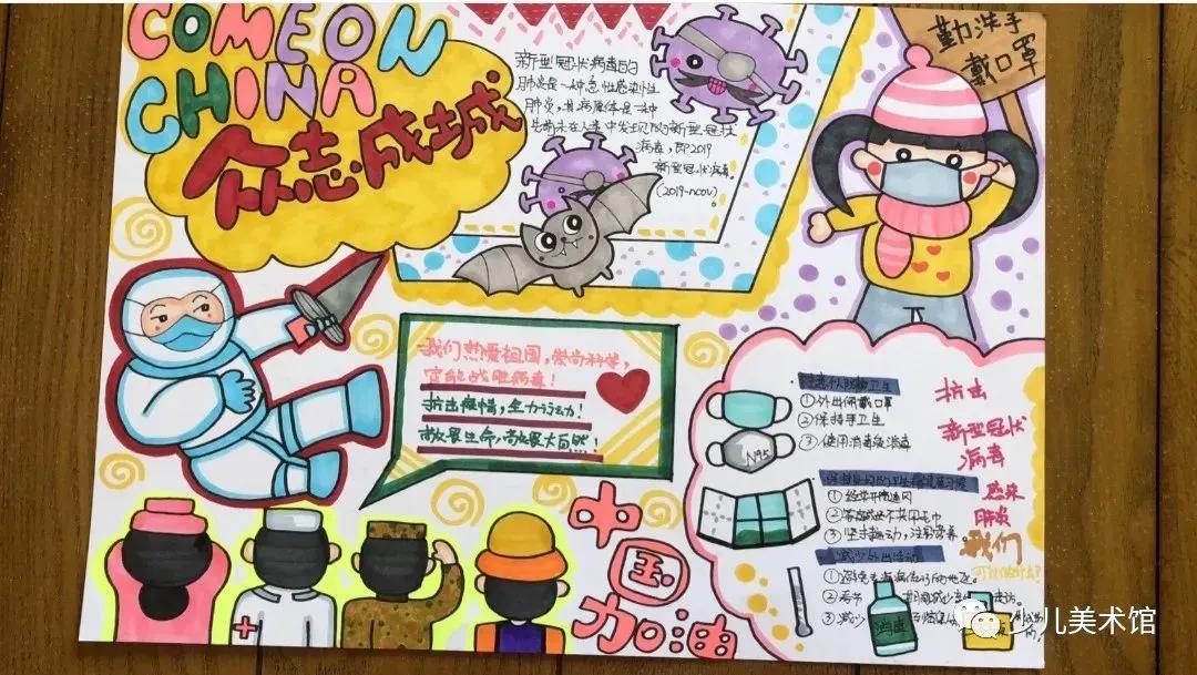 疫情防控绘画简单又漂亮(疫情防控绘画高难度)插图39