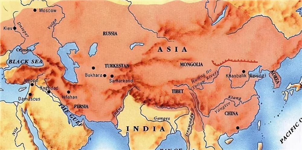 成吉思汗打下的地盘有多大(成吉思汗的版图有多大)插图1