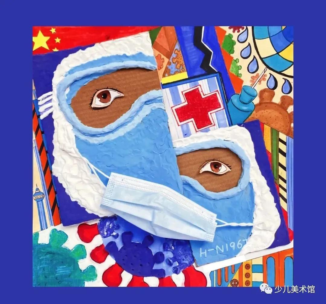 疫情防控绘画简单又漂亮(疫情防控绘画高难度)插图18
