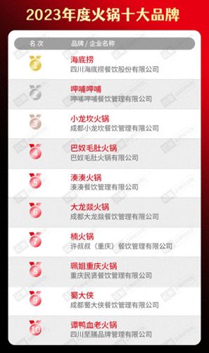 十大品牌水饺火锅店排行榜(中国火锅店十大排名)插图9