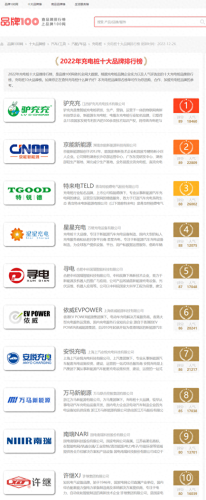 中国充电桩十大厂家排行榜(充电板十大排行榜)