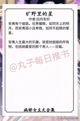 十大病娇女主小说排行榜(最新病娇的女主小说)插图