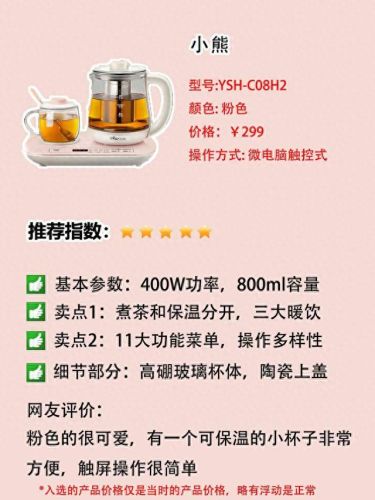 双灶煮茶器十大品牌排行榜(老式煮茶器十大排名)插图3