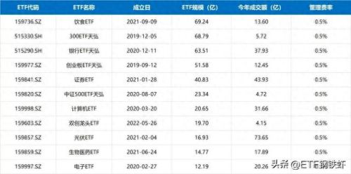 2020etf排名前十(etf十大基金排名2022)插图16 2020etf排名前十(etf十大基金排名2022)插图16