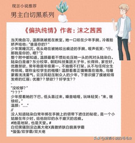 十大腹黑男主排行榜现代(小说十大霸道男主排名)插图1