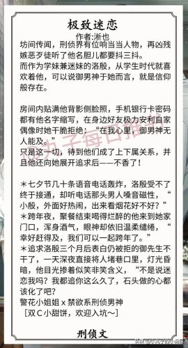 好听的刑侦小说排行榜(高评分刑侦类小说)插图6