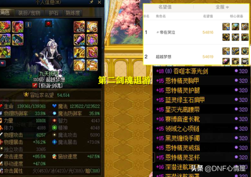 dnf土豪排行榜前十名(70版本dnf职业排行)插图9 dnf土豪排行榜前十名(70版本dnf职业排行)插图9