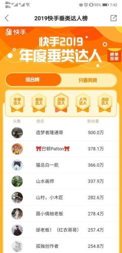 快手怎么看人气排行榜(快手实时数据怎么看)插图2 快手怎么看人气排行榜(快手实时数据怎么看)插图2