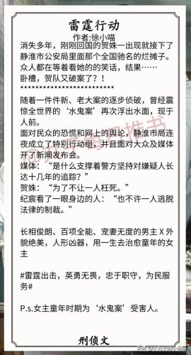 好听的刑侦小说排行榜(高评分刑侦类小说)插图2