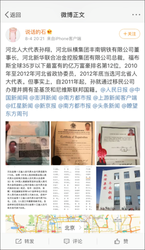 中国富豪排行榜孙纪木(中国前100名富豪)插图1