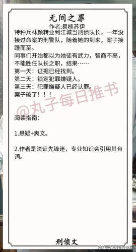 好听的刑侦小说排行榜(高评分刑侦类小说)插图7