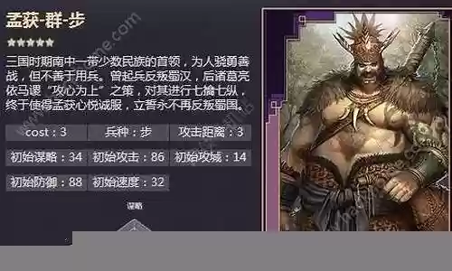 率土之滨孟获阵容搭配