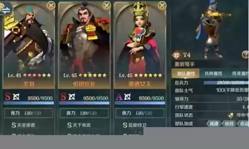 女王孤星阵容搭配图