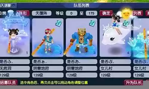 梦幻129阵容搭配