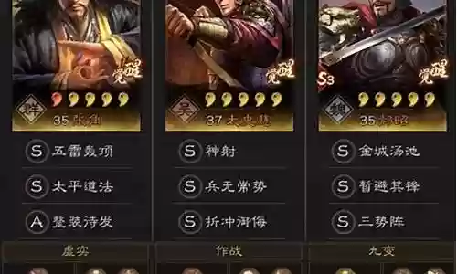 中军张角阵容搭配