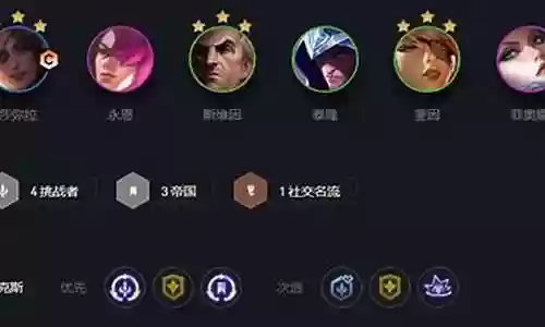 端游云顶挑战者阵容搭配