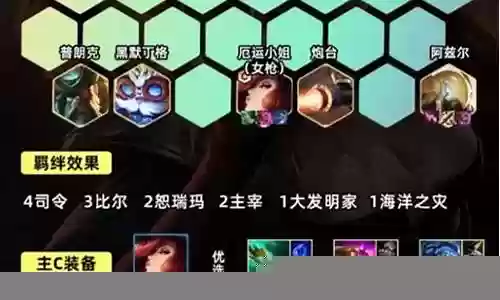 对抗女枪阵容搭配