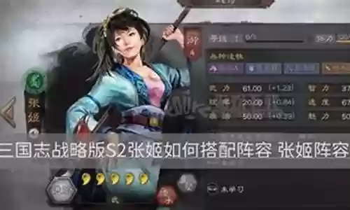 张姬搭配什么阵容