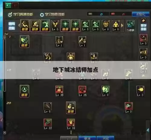dnf冰结师技能点插图
