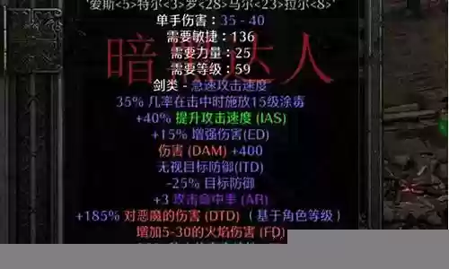 暗黑3加速特效的装备