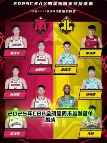 北区阵容出炉