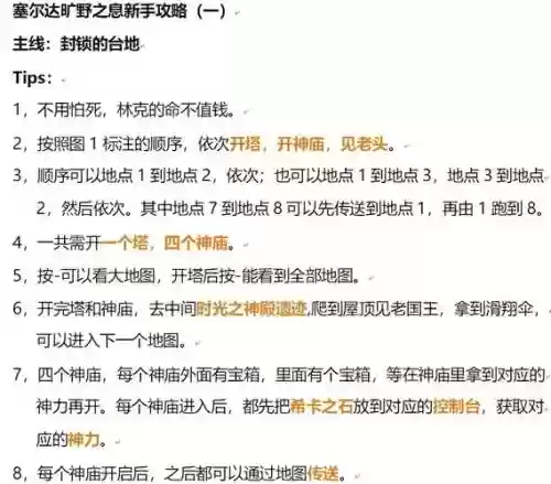塞尔达荒野之息中文攻略插图