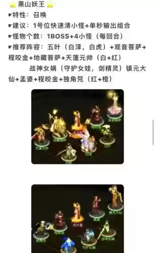 天庭任务阵容插图