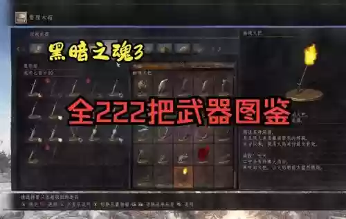 黑暗之魂3最厉害的武器