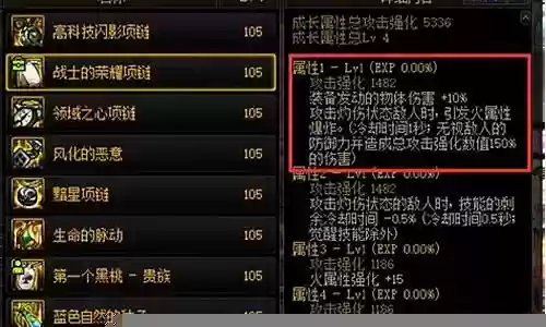 地下城地图装备爆率