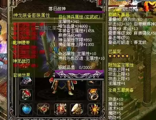 盛大传奇玩家装备展示插图