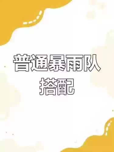 暴雨悬赏阵容搭配攻略插图