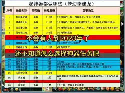 梦幻西游神器32什么意思