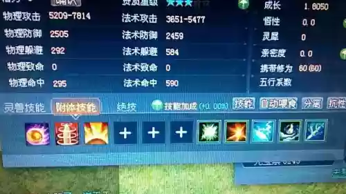附体灵兽技能插图