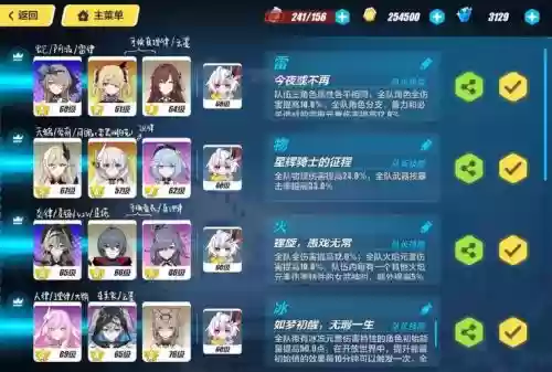 崩3勿忘搭配阵容插图