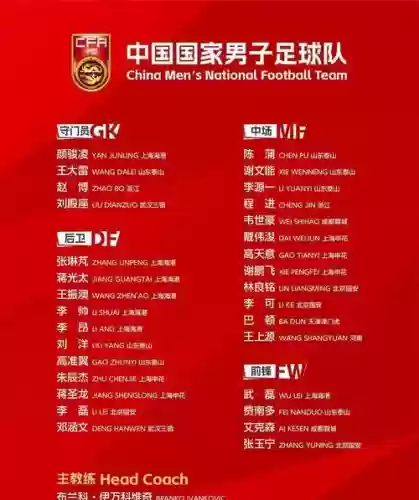 国足阵容国籍插图