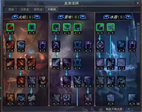 神魔大陆血族法师技能