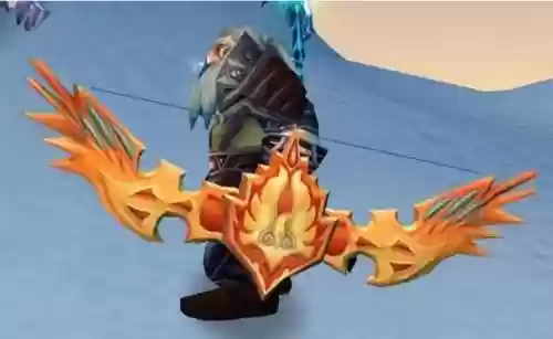 wow猎人金黄色武器插图