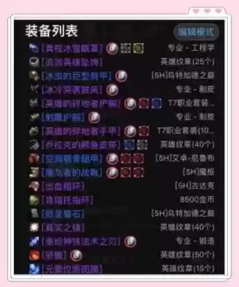 3.1.3增强萨装备