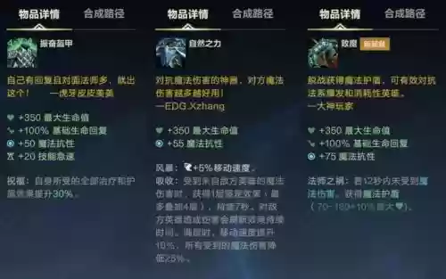英雄联盟辅助装备图片插图