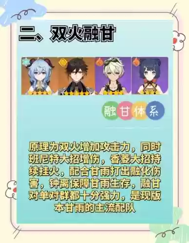3.8甘雨阵容搭配_1插图