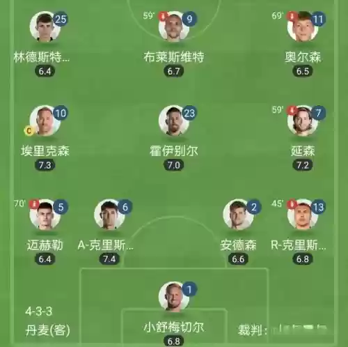 丹麦后防阵容插图