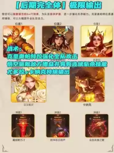 12本女武神阵容搭配插图