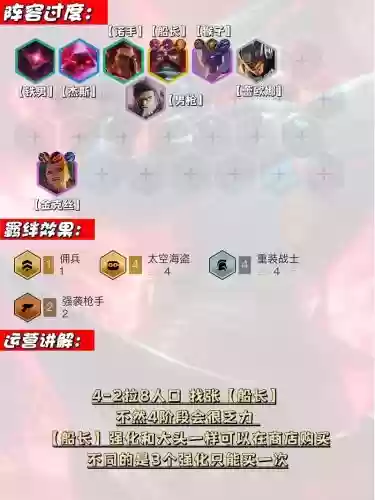 阵容云顶之弈海盗阵容搭配插图