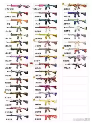 绝地求生武器英文名大全_1