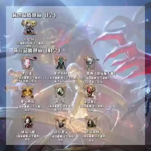 遗言随从阵容