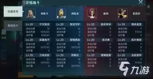 苍纪元阵容