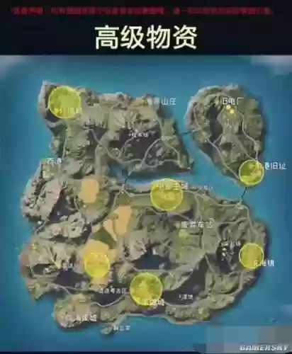 荒野行动攻略物资点插图1